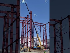 강철 빌딩 공급자들 금속 프레임 시스템 조립식 철골 구조물 창고